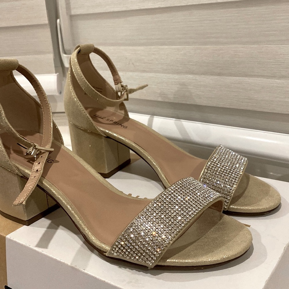 Gold Diamond Heels